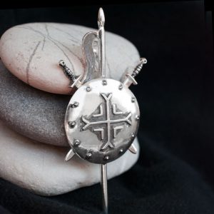 Сребро тангристки кръст